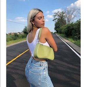 JW Pei Green Shoulder Bag (vegan leather!)